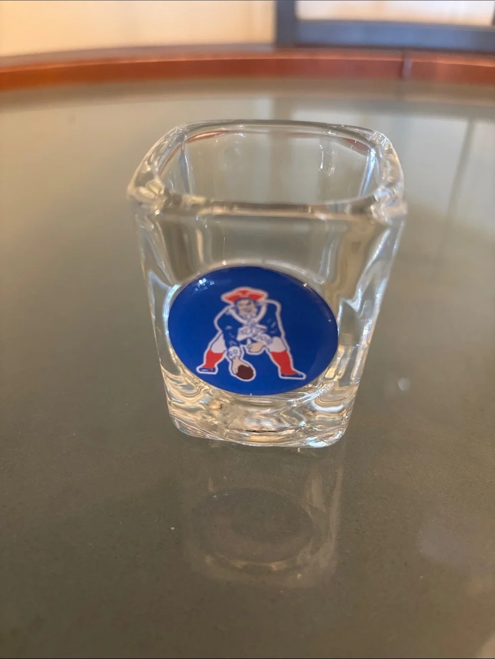 New England Patriots Retro Logo Shot Glass